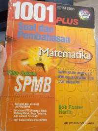 Image of 1001 Plus Soal dan Pembahasan Matematika: Siap Sukses SPBM