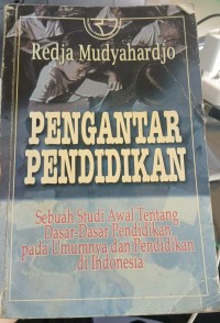 Image of Pengantar pendidikan